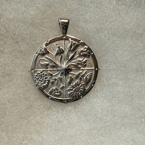 Jane Win Large Hope Charm in Silver